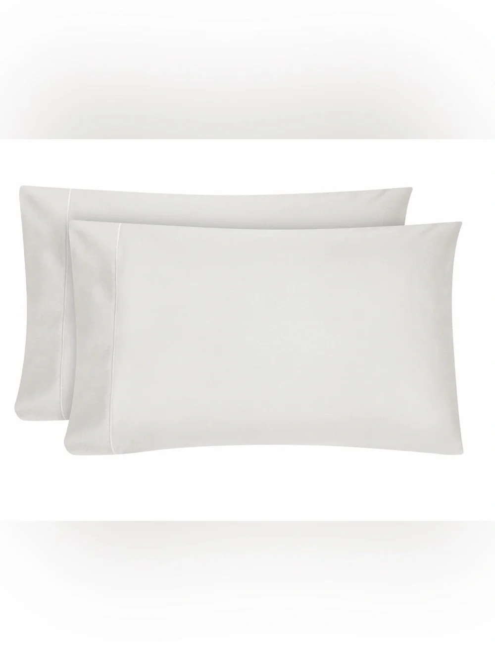 600TC Egyptian Cotton Sateen Pillowcase Pair - White